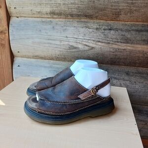 Dr. Martens Womens Y2K Vintage Platform Chunky Leather Strap Sandals Sz 6 Buckle